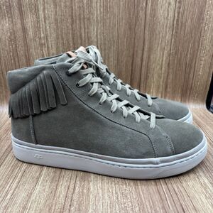 UGG Mens "Cali" Fringe Antilope Suede High Top Trainer Boots #1020137 US 13 New